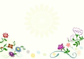 flowers background illustration