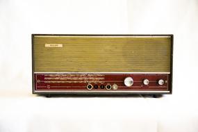 Radio Antique on white