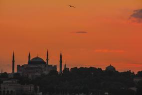 Sunset Hagiasophia Istanbul
