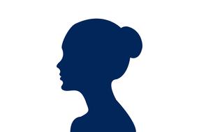 woman profile silhouette