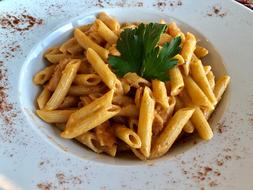pasta with basil