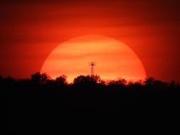 Sunset Sun Sky