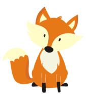 fox illustration fox clip art cute