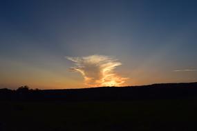 Cloud Sunset Sky