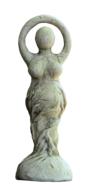 old sculpture of a woman view