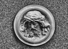 Relief Jesus Figure