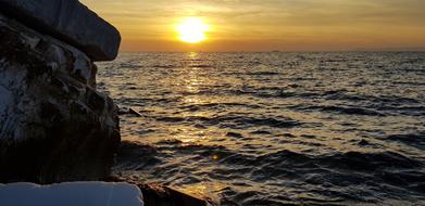 Sunset Sea Thassos