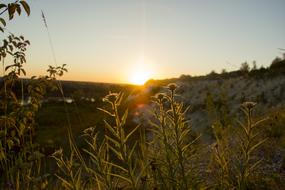Quarry Sunset Landscape