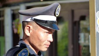 Human policeman Uniform Lid
