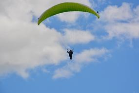 Paragliding Paraglider Veil Yellow