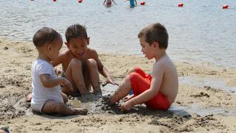Child Beach Sand