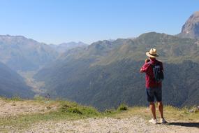 Man Photographer on Mountains