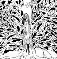 gothic tree mystical book
