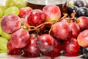 sweet grapes juicy berries