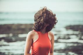 Beach Girl Wave