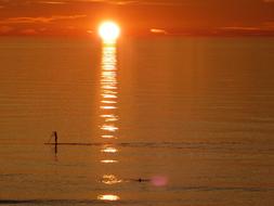 Sunset Waters Dawn