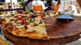 large hot pizza