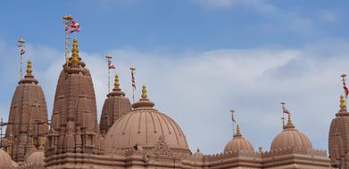 india old brown temple