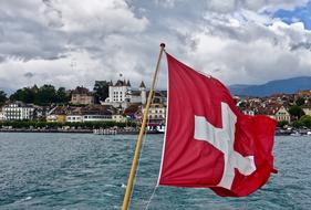 Swiss Nyon Castle