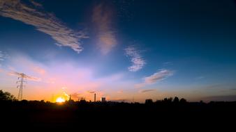 Sunset Sky Twilight