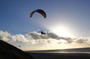 Paraglider Beach Paragliding