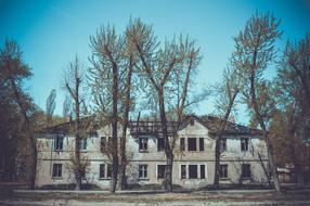 An Abandoned Building House