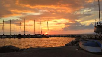 Sunset Sea West