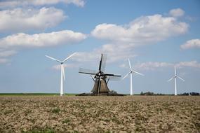 Wind Mill Turbine Electricity landscape