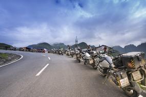 Steep Mountain Pass Vietnam Sa Pa