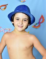 Cute Funny boy at summer