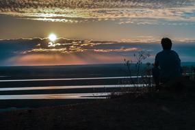 Person Looking At Landscape