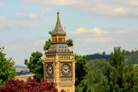 Tower Architecture Clock