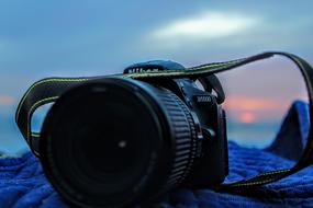 Camera Strap Sunset