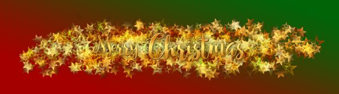 christmas star banner header