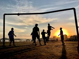 Football Beach Summer