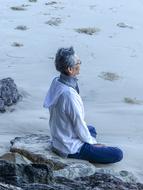Man Male Meditation