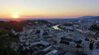 Salzburg Summer Sunset