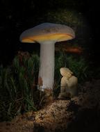 Mushroom Screen Light