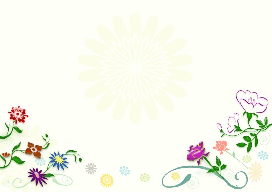 flowers background illustration