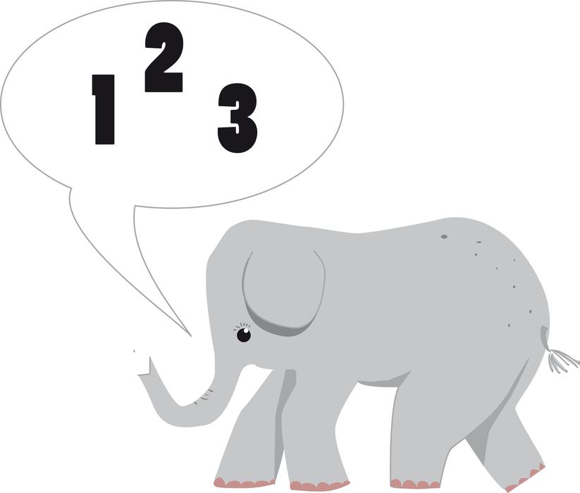 clipart of elephant memory tell