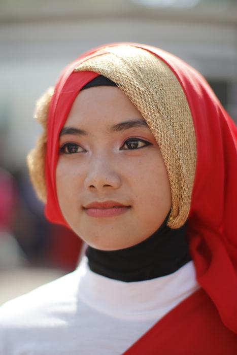Portrait Scarf People