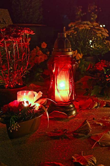 Candle Funeral Cemetery