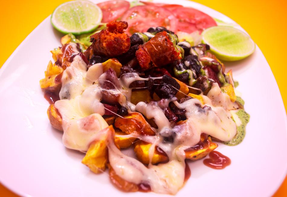 meat dish with vegetables in sauce