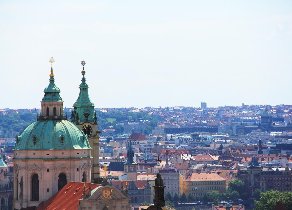 Panorama Prague Czechia Church