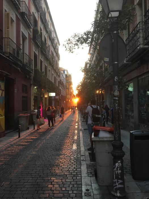 Sunset Street Madrid