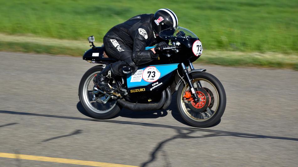 Motorcycle Hillclimb Suzuki Tr 250