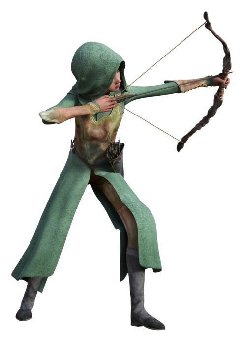 clipart of fee elf arch arrow