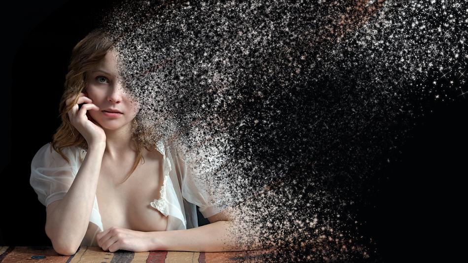 girl background collage is beautiful