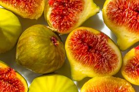 ripe tropical fruits