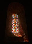 Church Romanesque Tainted Glass